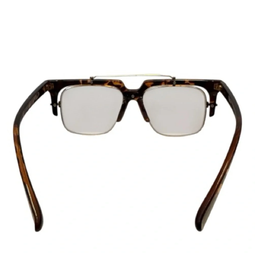 ✨ Tortoise & Gold Oversized Square Glasses  - Prescription Ready